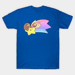 Shooting Star Sloth and Pug T-Shirt